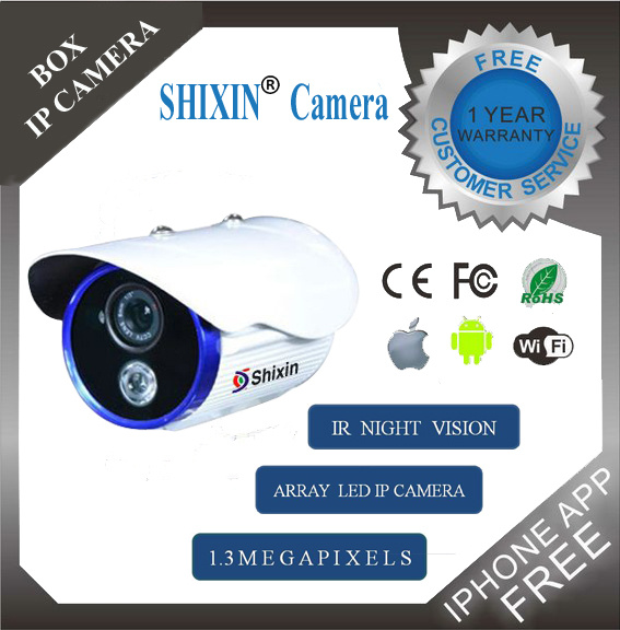 CMOS 1.0/1.3/2.0 Megapixels Poe IP Network Camera (IP-8803)