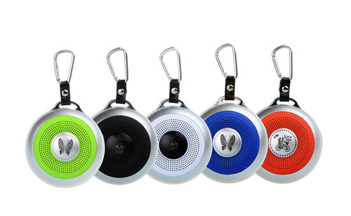 Mini Wireless Bluetooth Speaker with LED Light/FM Radio/TF Card/USB Slots