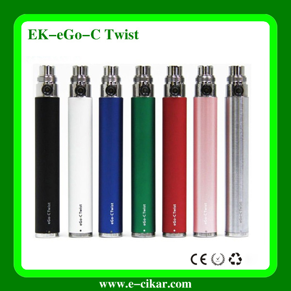 2013 Hot Selling Product EGO Battery Variable Voltage Battery EGO C Twist Battery