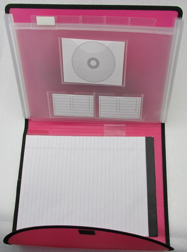 Velcro Expanding File with Notepad/ Briefcase (E046)