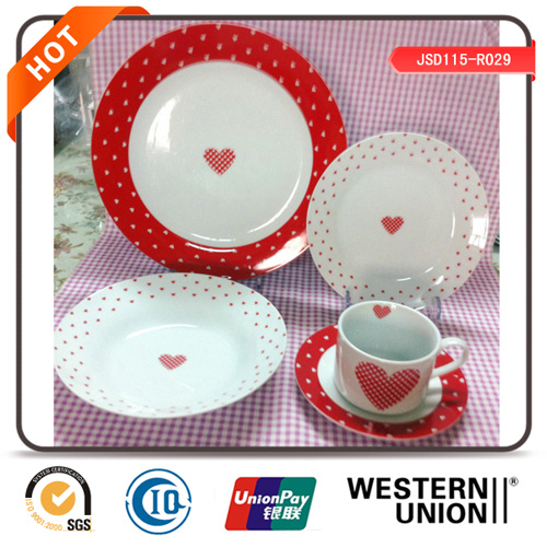 18PCS Round Shape Dinnerware