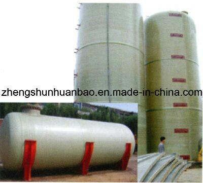 FRP/GRP Vertical Round Bottom Tank