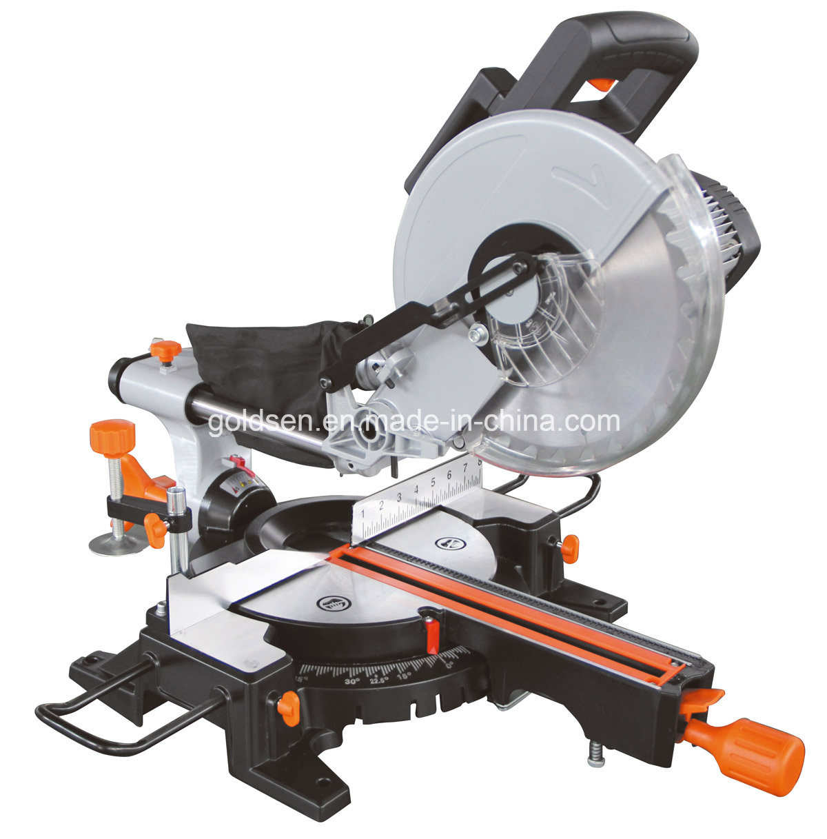 255mm Professional Power Aluminum/Wood Cutting Machine Table Miter Circular Saw Induction Motor Portable Electric Wood Cutting Saws (GW8020)
