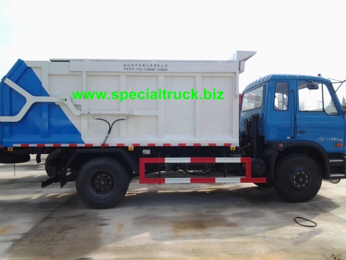 15cbm Dfac New Docking Garbage Truck 4*2