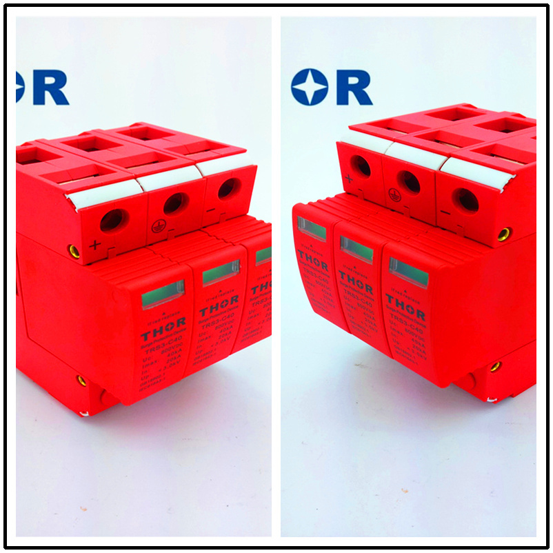 Trs-C40 40ka Lightning Protector Surge Arrester Lightning Arrester for CE