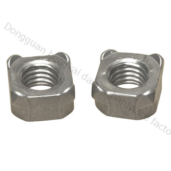 Square Welded Nuts with Machine Thread (HK018)
