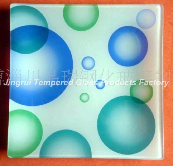 Square Glass Plate (JRFCOLOR0047)