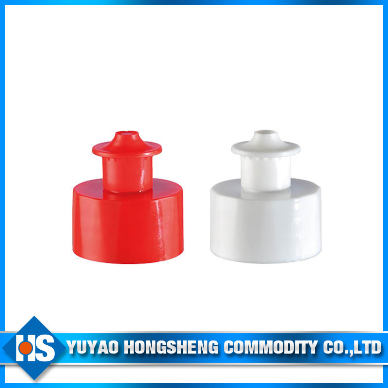 Plastic Pull Push Cap for Bottle