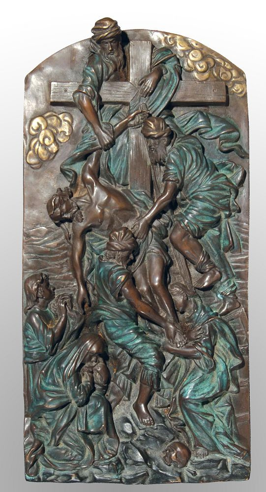 Bronze Fresco Sculpture, Statue (TPXBR-011)