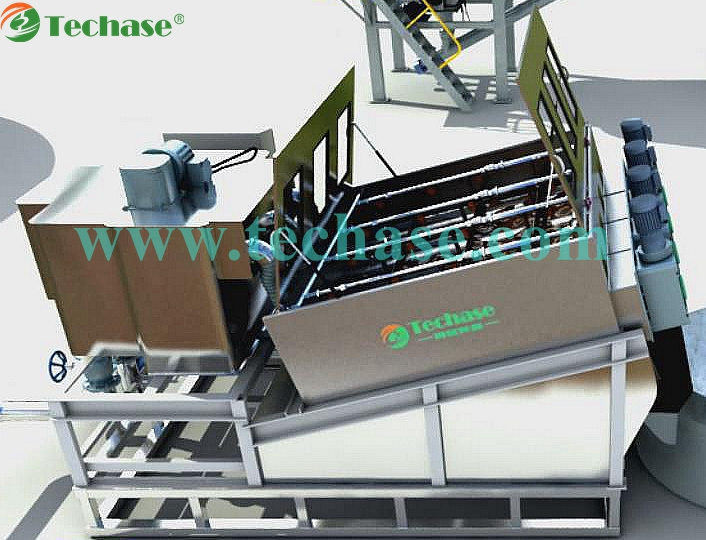 Sludge Thickener for Solid-Liquid Separation and Dewatering