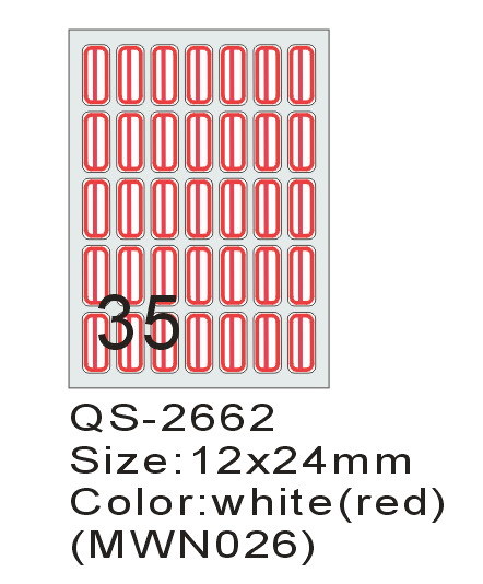 Self-Adhesive Label QS2662-35