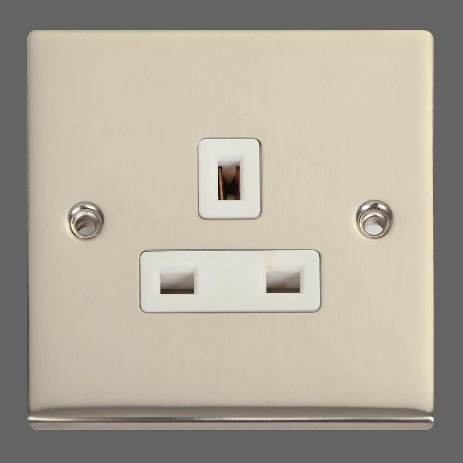 CE Approved 1g Unswitched Socket