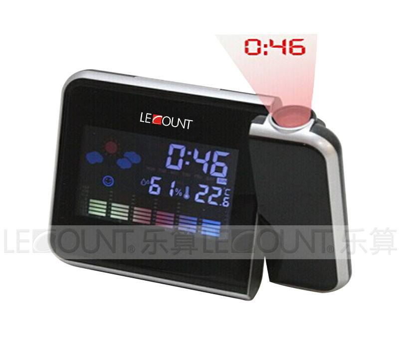 Weather Station LCD Clock with Time Projection Function (LC958)