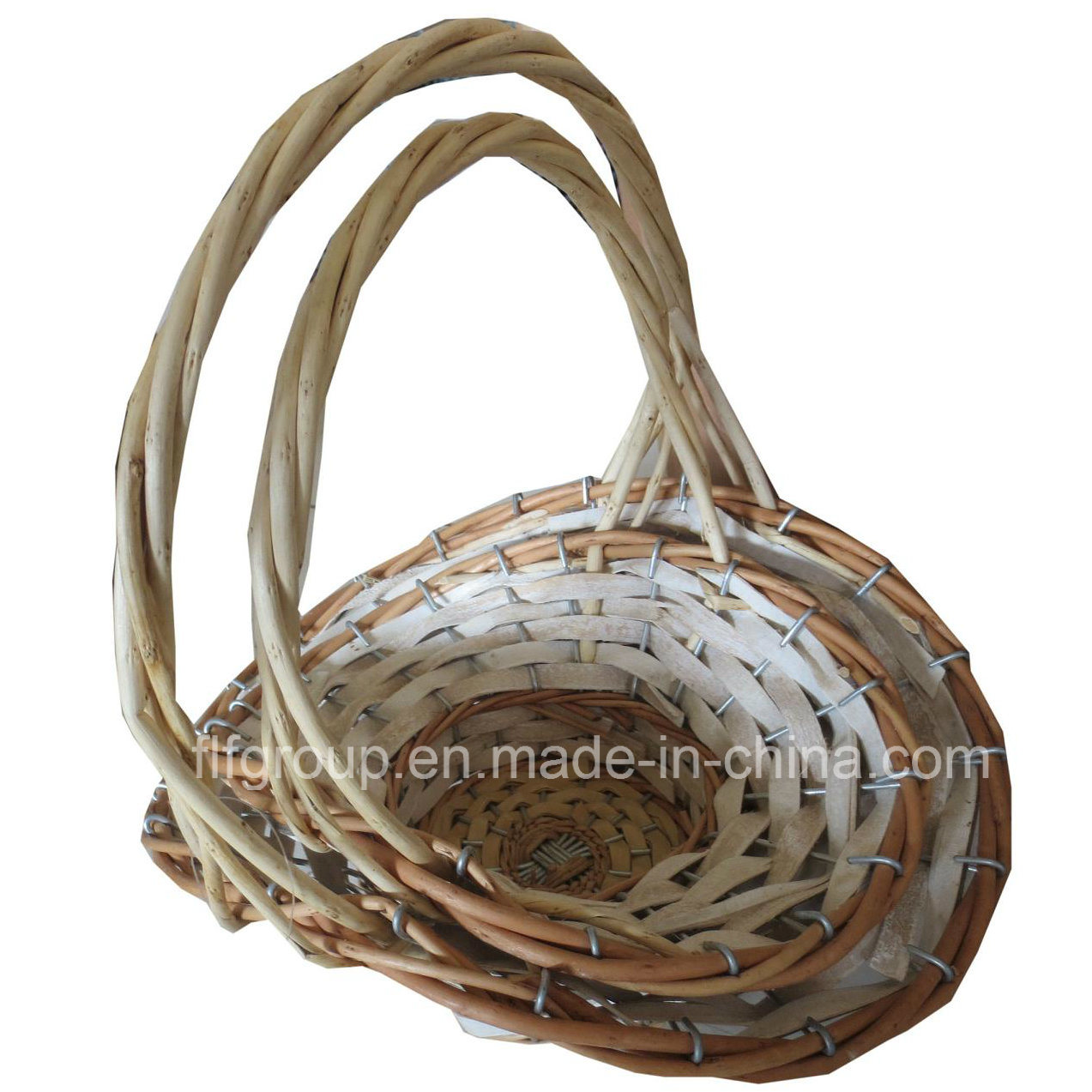 Handmade Beautiful Willow Flower Basket
