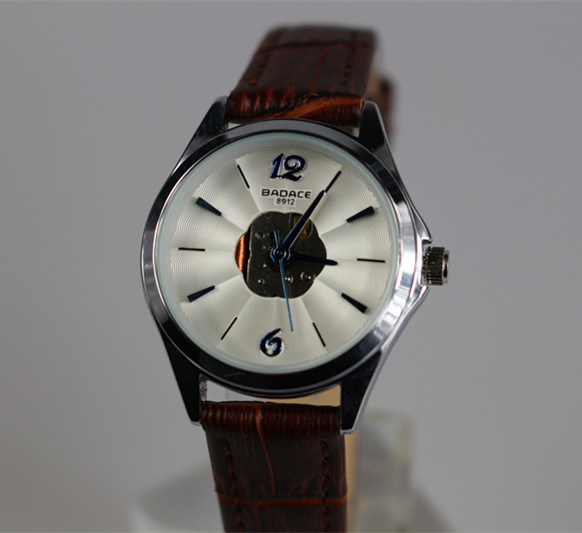Watch Stainless Steel Watch Leather Band Men Classic Watch Quartz Watch Ad81668m