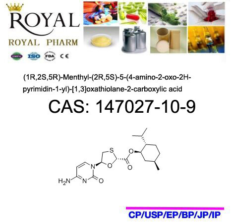 (1R, 2S, 5R) -Menthyl- (2R, 5S) -5- (4-amino-2-oxo-2H-pyrimidin-1-yl) -[1, 3]Oxathiolane-2-Carboxylic Acid CAS: 147027-10-9
