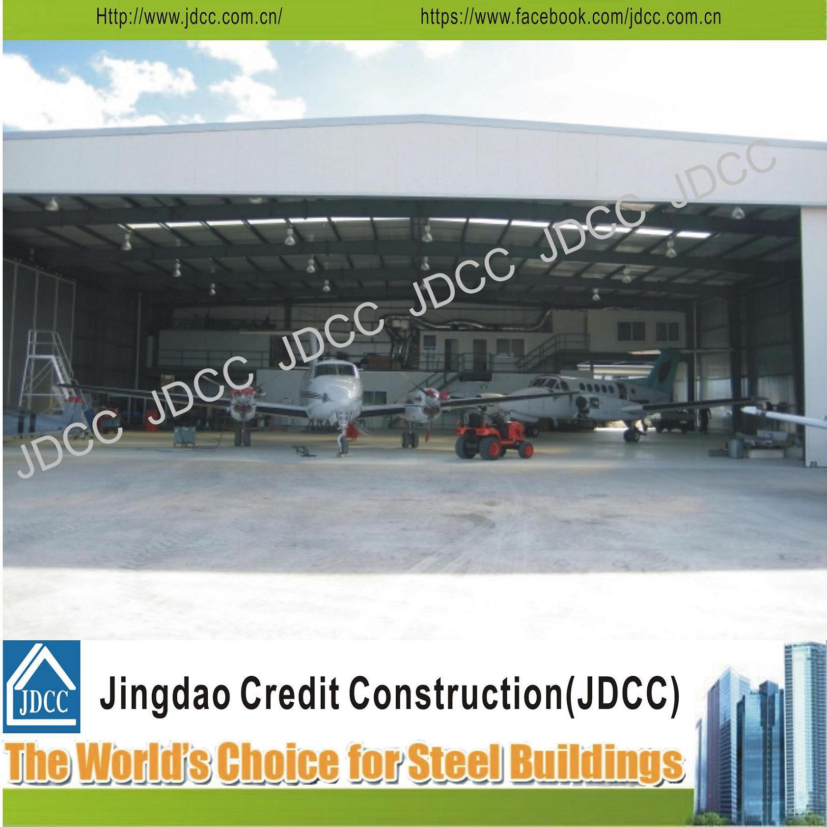 High Quality Galvanization Light Steel Structure Aircraft Hangar