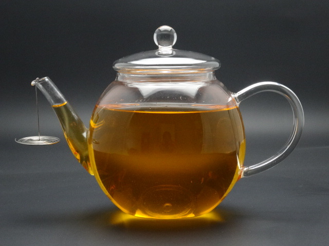 Heat Resistant Clear Glass Teapot Tea Pot with Filter/Infuser900ml for Coffee & Tea