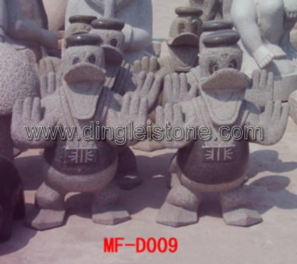 Stone Donald Duck