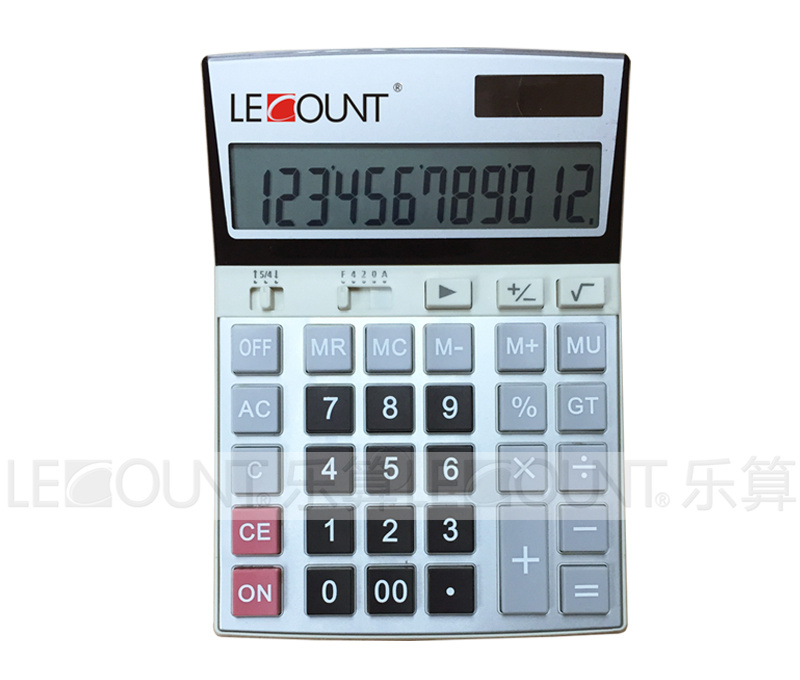 12 Digits Medium Size Dual Power Desktop Calculator (LC207)