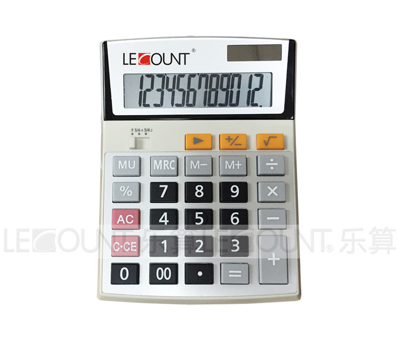 12 Digits Business Office Desktop Calculator with Rounding Selection (LC205)