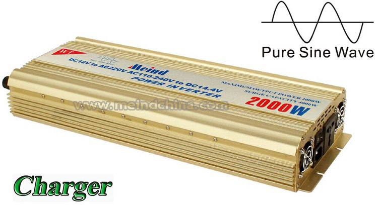 2000W Pure Sine Wave DC to AC Converter Watt Inverter Power Supply AC Converter Frequency Inverter (MZ2K)