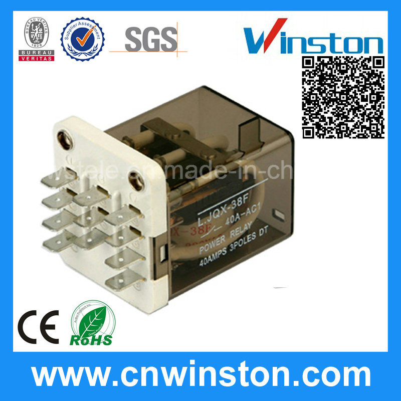 Industrial Power Socket Mounted Electromagnetic Relay with CE