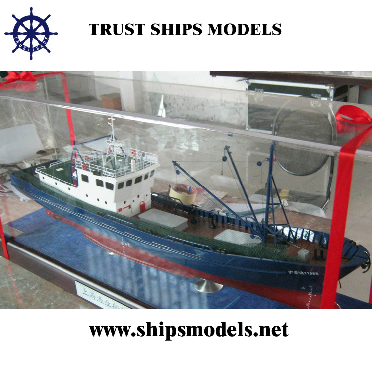 Miniature Fishing Ship Model