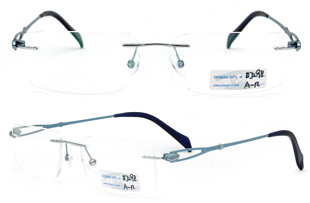 2015 New Modelsrimless Metal Glasses (BJ12-298)