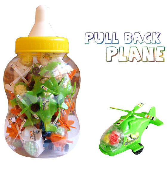 Mni Toy Plane with Candy in Baby Bottle