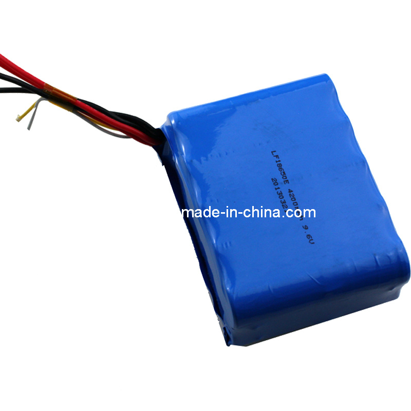 9.6V 4200mAh LiFePO4 Battery Pack (3S3P of FLFC-18650E with PCM)