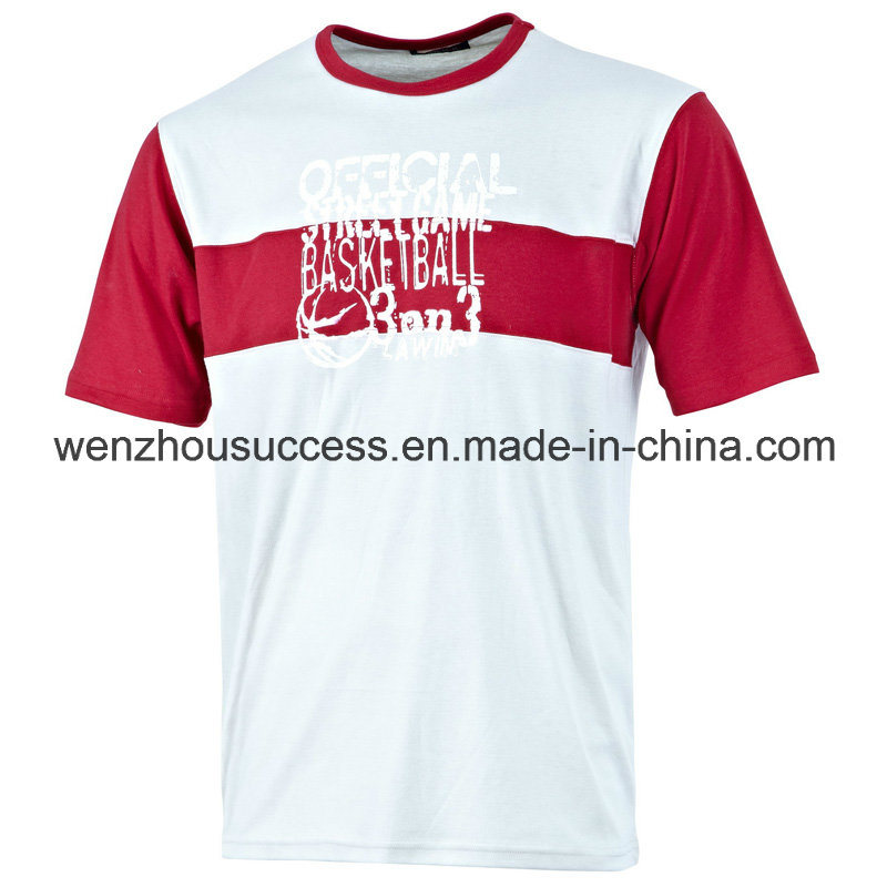 2014 Hot Sale Customized Short Sleeve Screen Printing T-Shirt (SH14-5T016)
