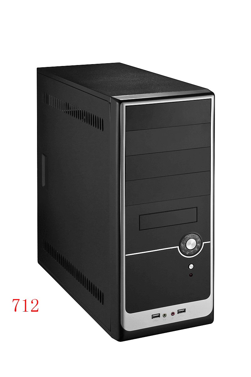 Micro ATX Computer Case /Black Body, Slim Computer Case