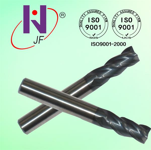 HRC55 Solid Carbide Cutter Corner Radius End Mill Tools for Wood