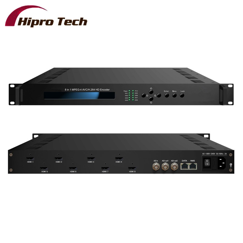 8 Channels H. 264 IPTV Encoder (HDTV, IPTV)