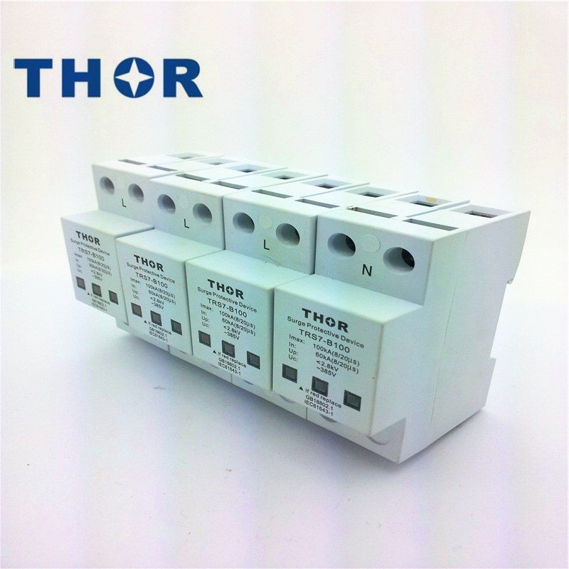 Lightning Protector 100ka Surge Protector for CE