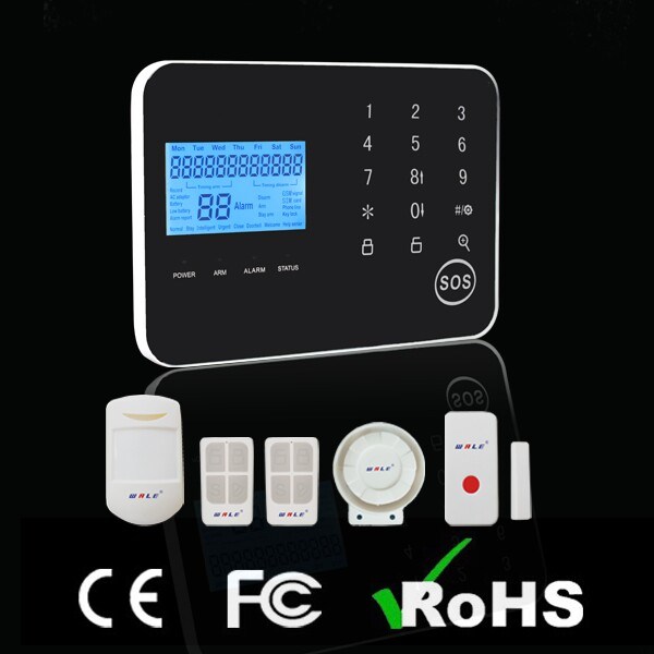 Professional Wireless PSTN+GSM Alarm System with Touch Screen