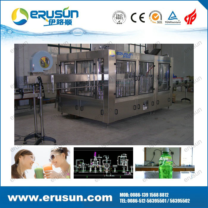 Rinser, Filler and Capper Pulp Juice Machine