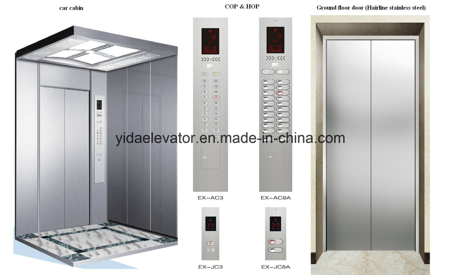 Standard Passenger Elevator with Gearless Machine (EX-01)