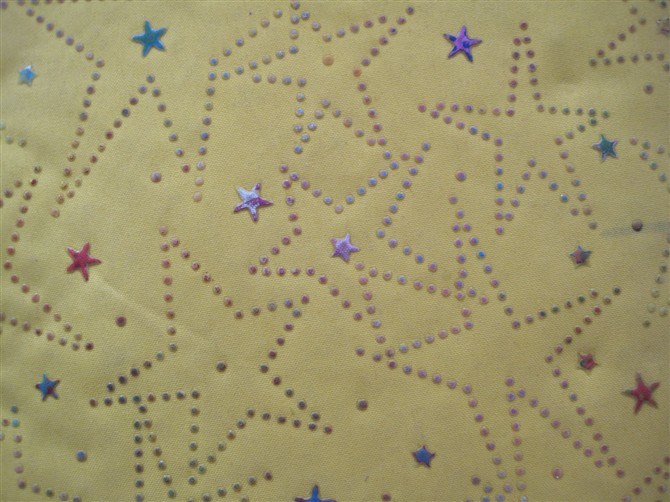 Fashion Gorgeous Stars Pattern Print Fabric (6003)