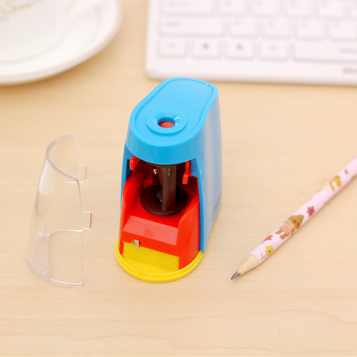 Office & School Automatic Stationery Battery-Operated Electric Pencil Sharpener with Auto Stop