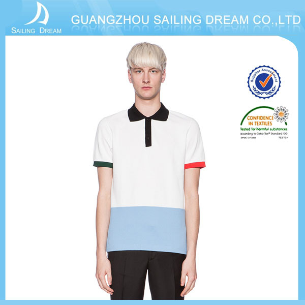100%Cotton Latest Design Polo T Shirt for Customized