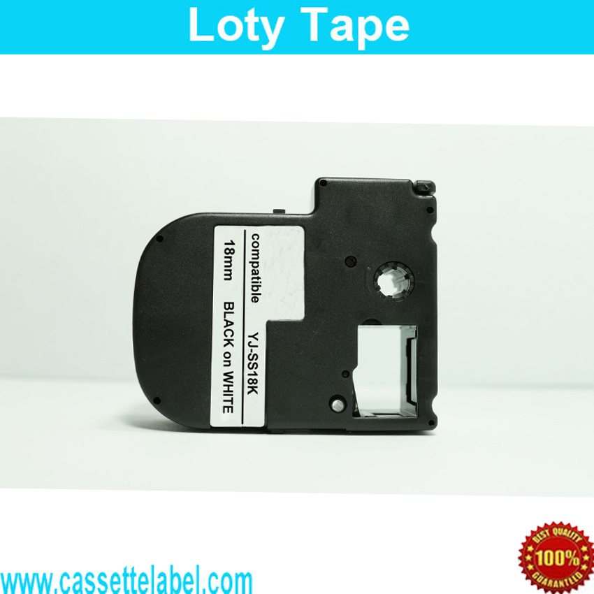 Classic Adhesive Compatible 18mm Yj-Ss18k Cassette Labels