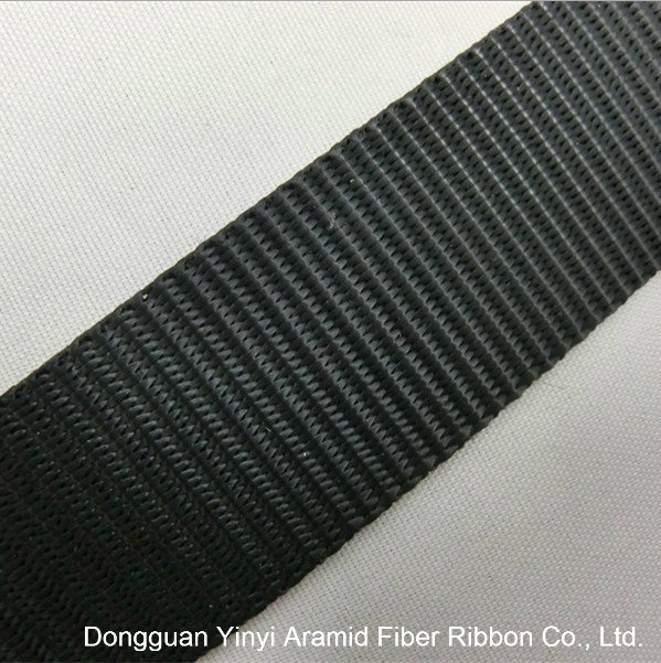 Plain Polyester Black 24mm Webbing