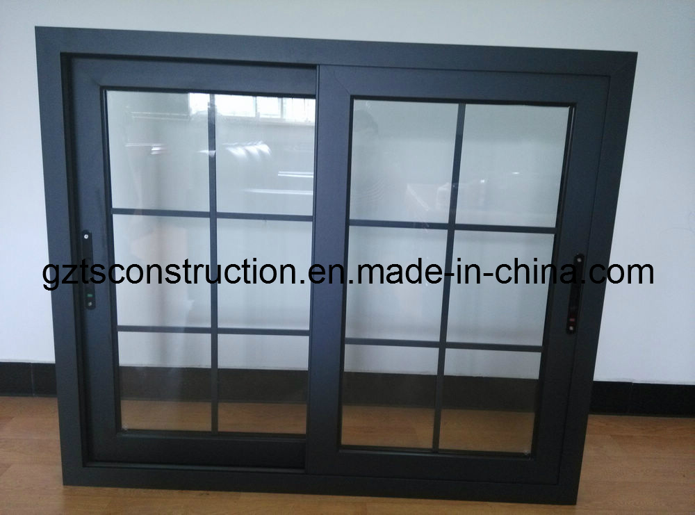 Thermal Break Aluminum Sliding Window with Double Glazing