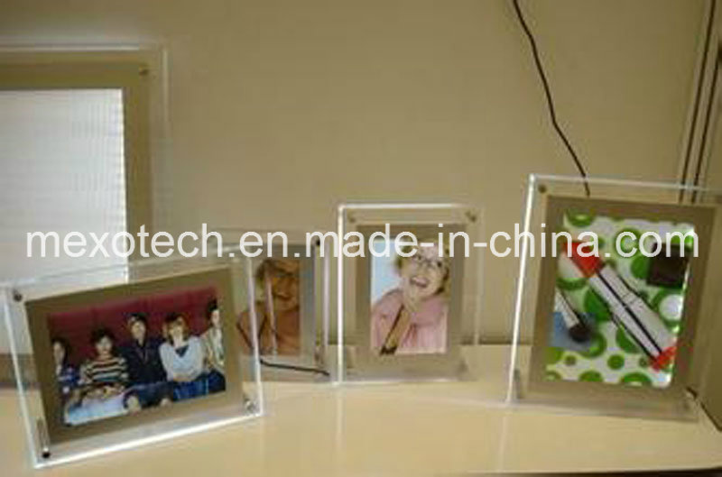 Tabletop Single Sided LED Crystal Photo Frame Light Boxes