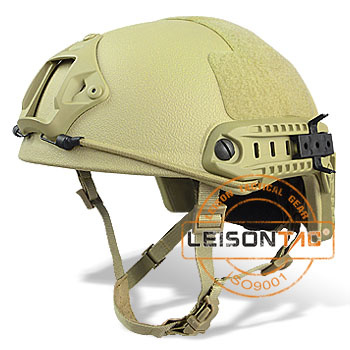 Ballistic Helmet Kevlar Nij Iiia with Accessory Rail Connectors