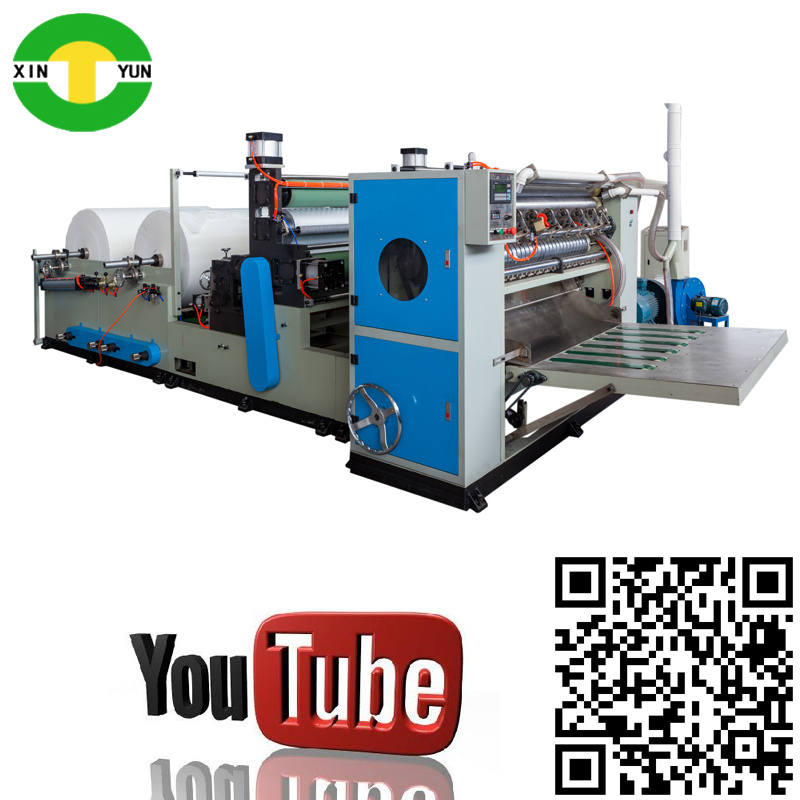 High Speed Full-Auto Embossing Towel Paper Machine, Kitchen Paper Folding Machine Price