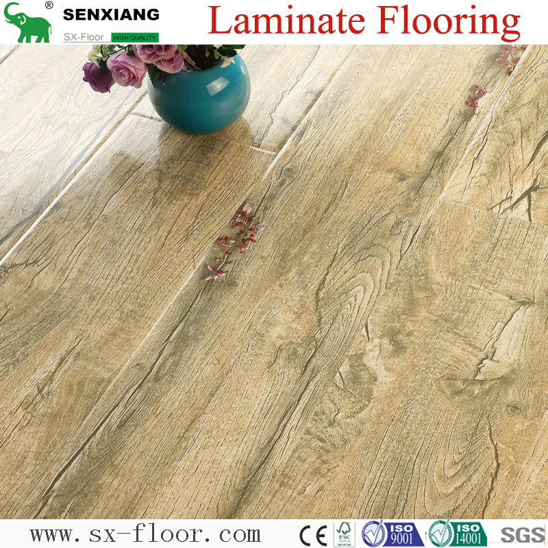 Beautiful Flower Design Wood Waterproof Laminate Laminated Flooring