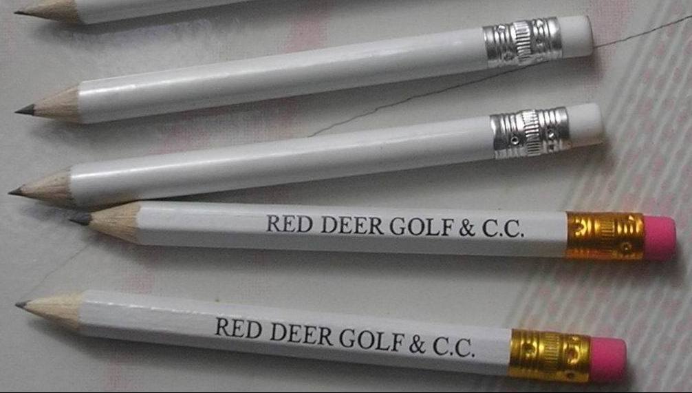 Golf Wooden Pencil With Eraser (NTP-001-003)